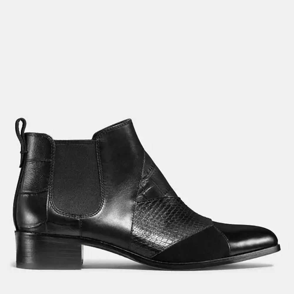 COACH 7.5 Suffolk Patchwork Bootie - Picture 2 of 4